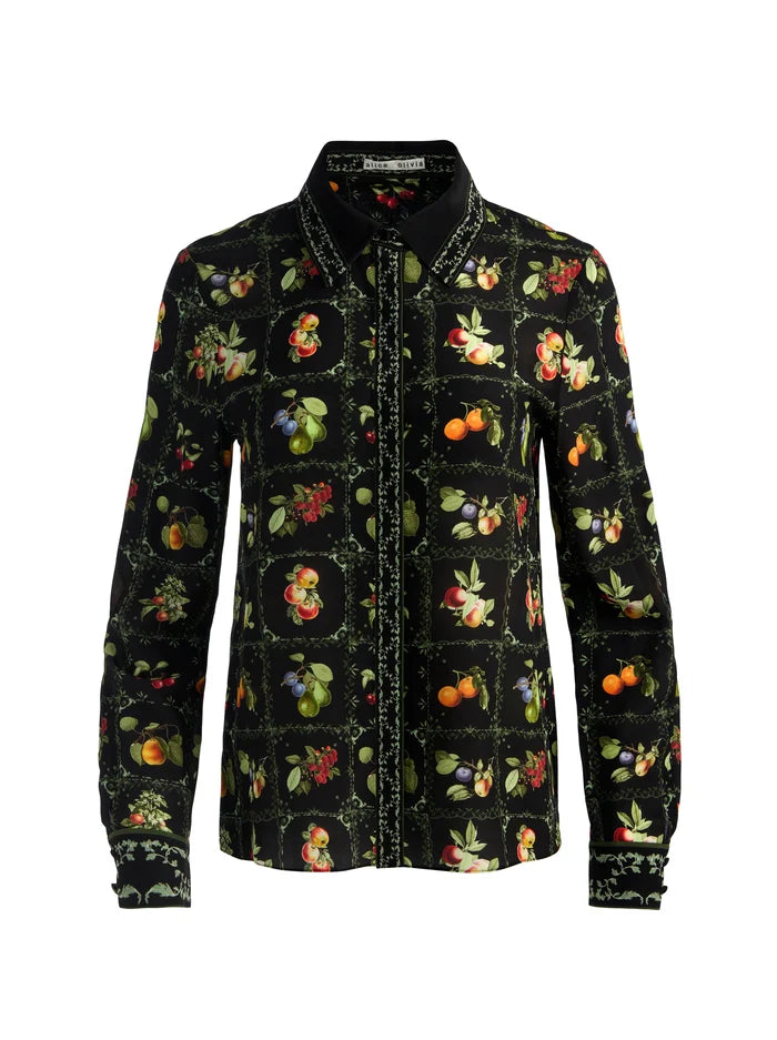 CAMICIA IN SETA WILLA-ALICE + OLIVIA