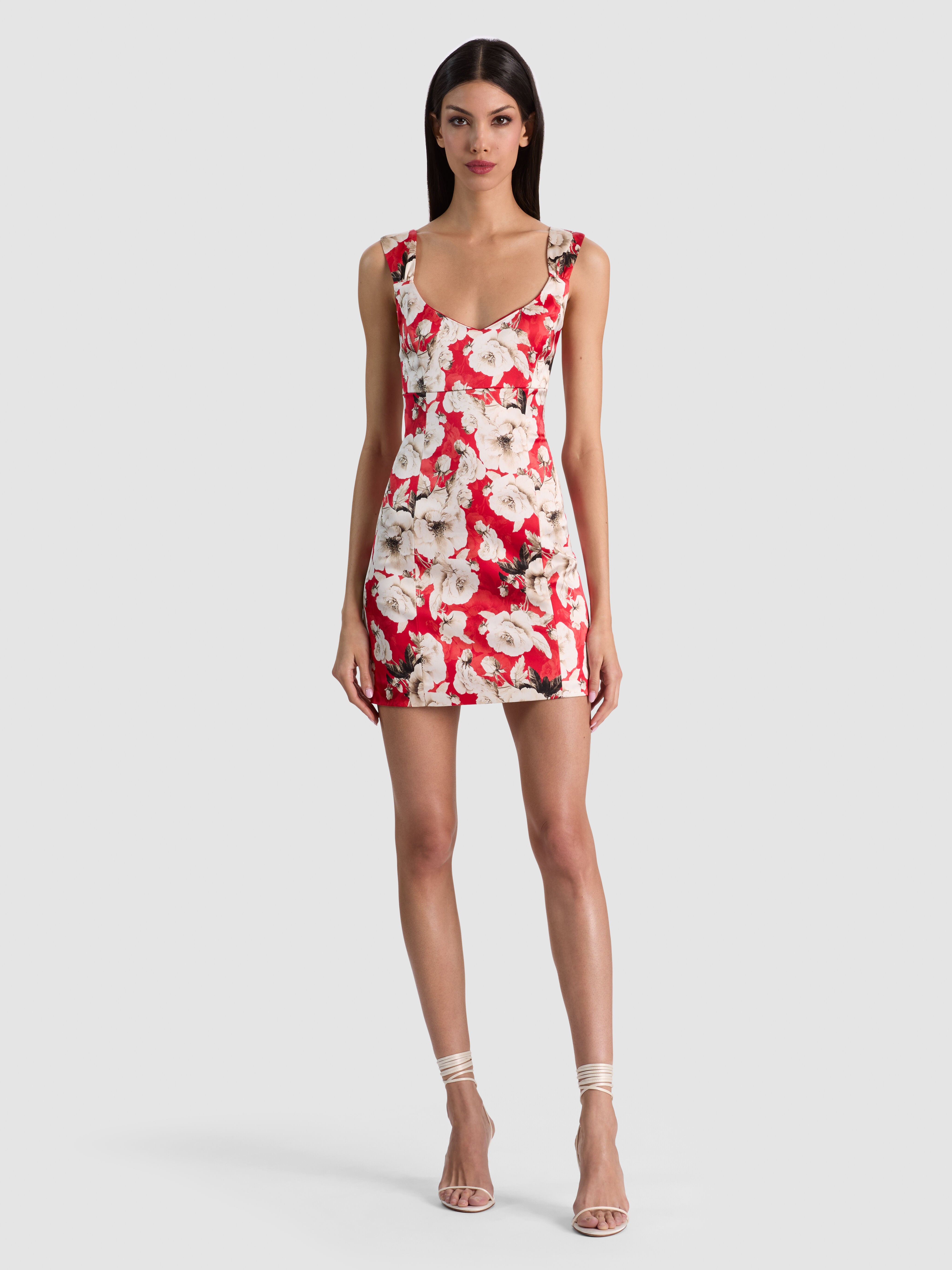 RENEE ROBE COURTE AJUSTÉE-ALICE + OLIVIA