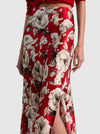 ROSA MIDI SLIP SKIRT-ROSE GARDEN SM HIBISCUS-ALICE + OLIVIA