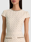 CADE EMBELLISHED CAP SLEEVE MINI DRESS-VANILLA-ALICE + OLIVIA