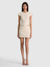 CADE EMBELLISHED CAP SLEEVE MINI DRESS-VANILLA-ALICE + OLIVIA