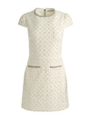 CADE EMBELLISHED CAP SLEEVE MINI DRESS-VANILLA-ALICE + OLIVIA