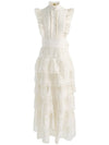 TAHARA TIERED MAXI DRESS-CHINO-ALICE + OLIVIA