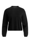 CALLUM PULLOVER WITH LACE UP BACK-Black-ALICE + OLIVIA