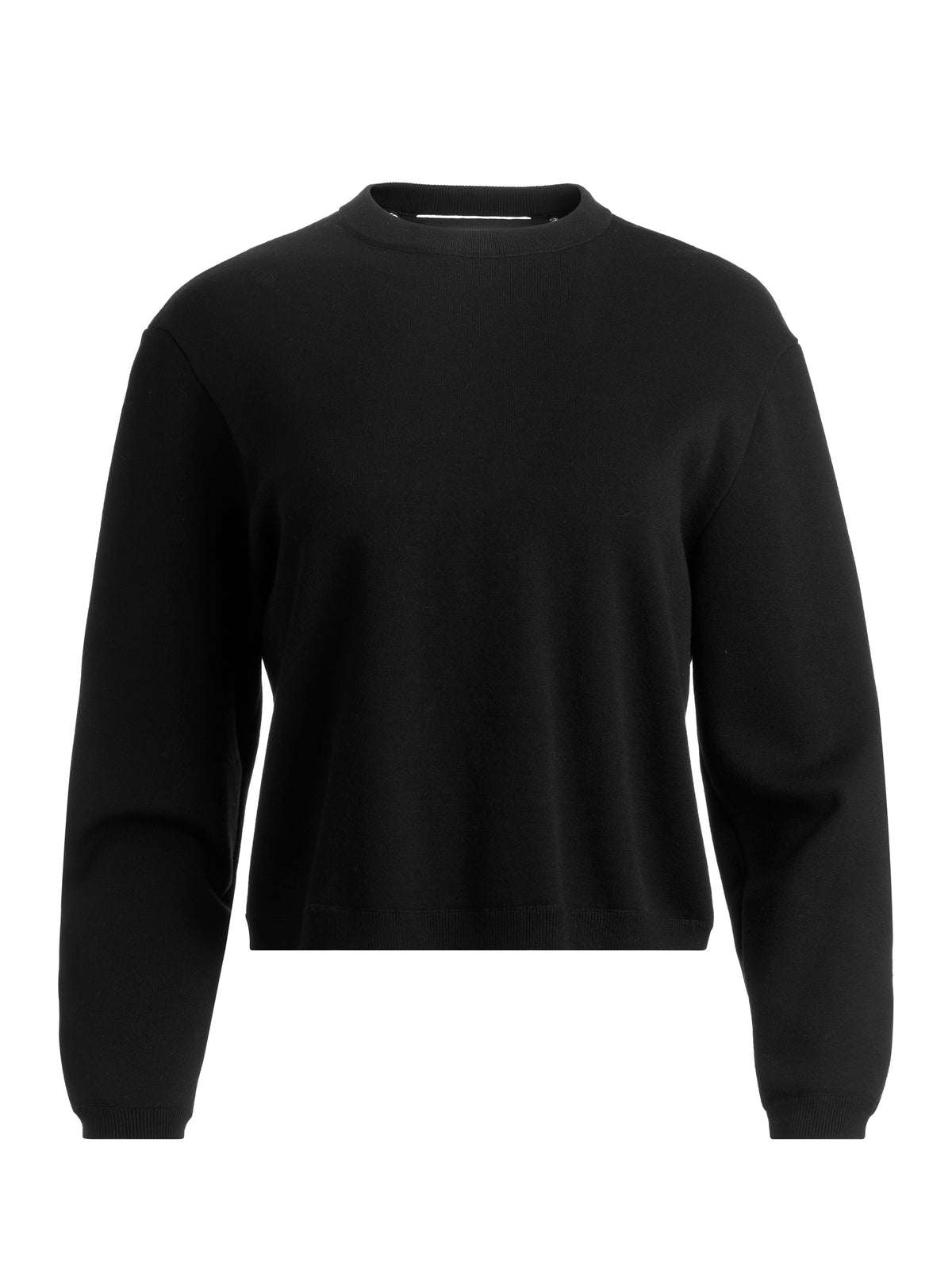 CALLUM PULLOVER WITH LACE UP BACK-Black-ALICE + OLIVIA