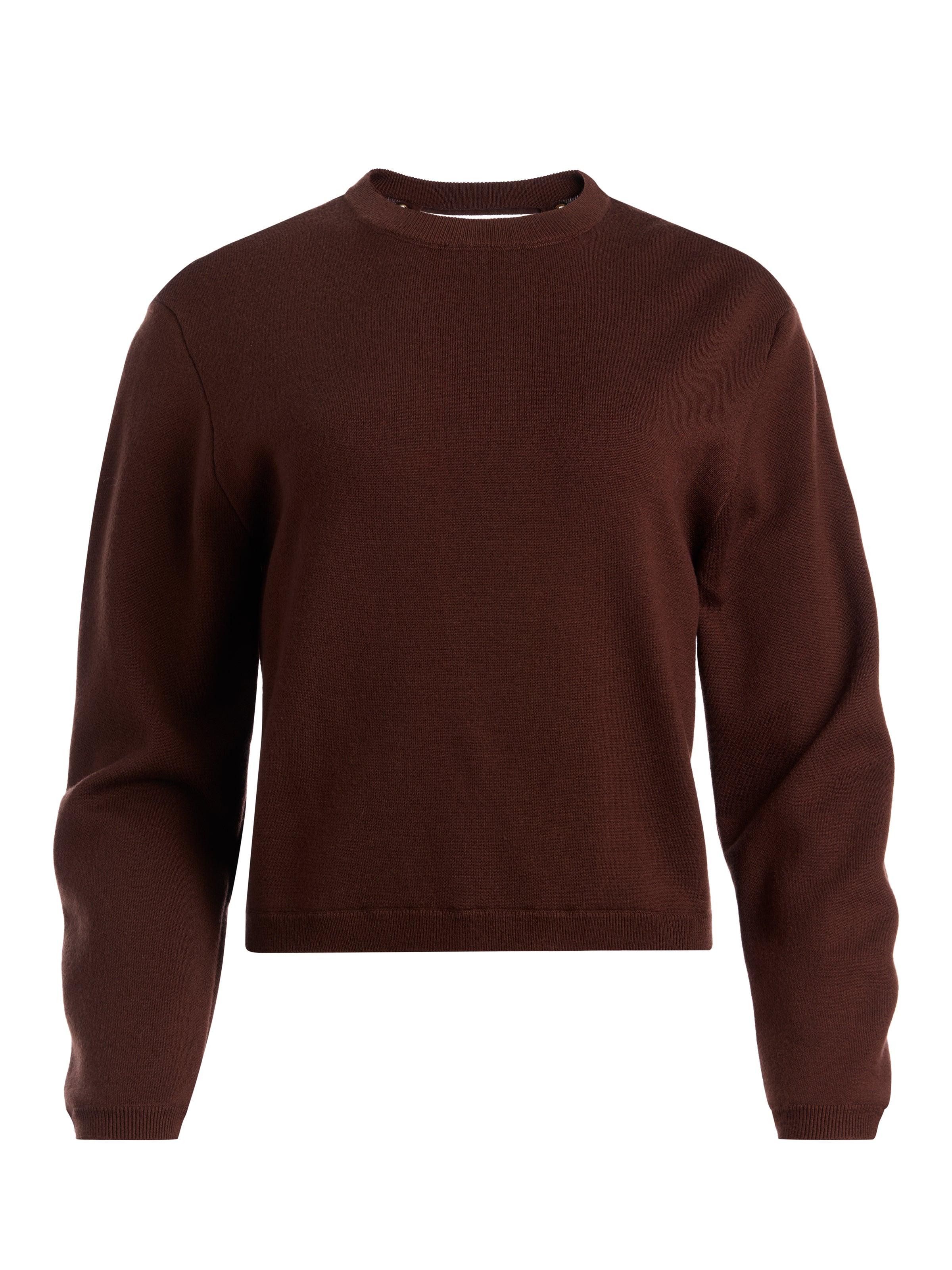 CALLUM PULLOVER WITH LACE UP BACK-DARK CHOCOLATE-ALICE + OLIVIA