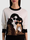 PULL OVER LÉOPARD GLEESON STACEFACE-ALICE + OLIVIA