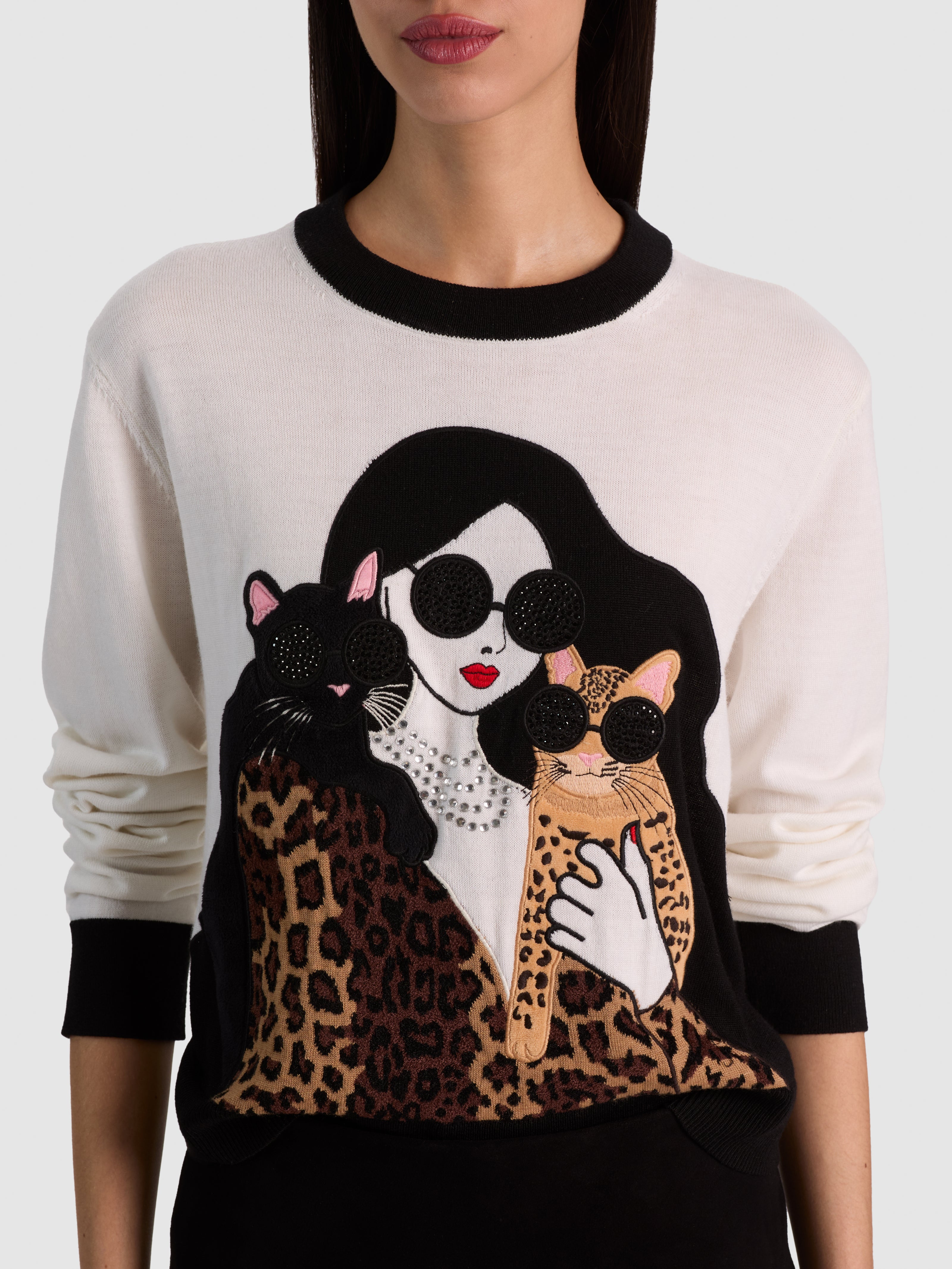 PULL OVER LÉOPARD GLEESON STACEFACE-ALICE + OLIVIA