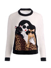 PULL OVER LÉOPARD GLEESON STACEFACE-ALICE + OLIVIA