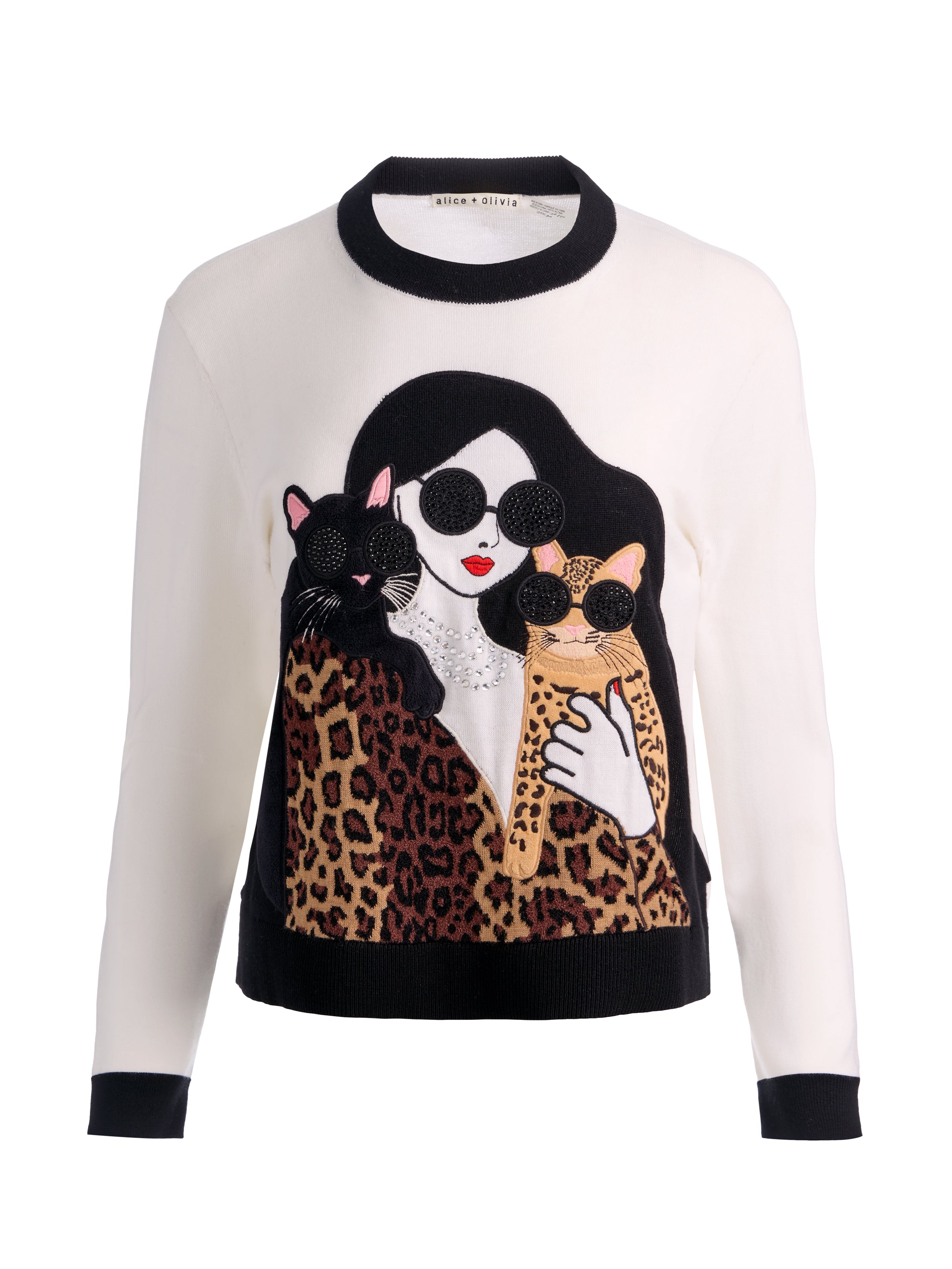 PULL OVER LÉOPARD GLEESON STACEFACE-ALICE + OLIVIA
