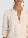 DORIS PUFF SLEEVE CARDIGAN-SOFT WHITE-ALICE + OLIVIA