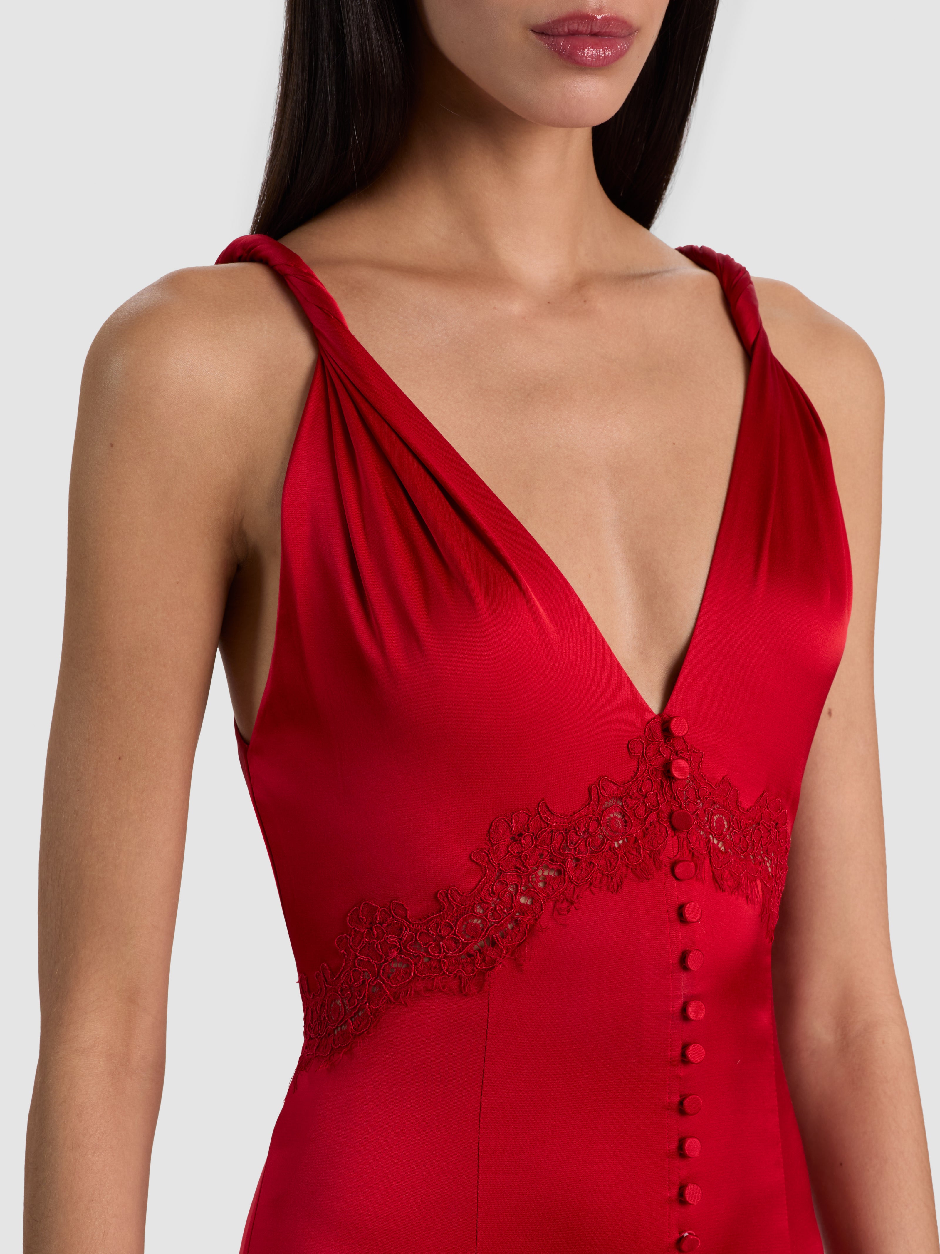 NISA TWIST STRAP MAXI DRESS-HIBISCUS-ALICE + OLIVIA