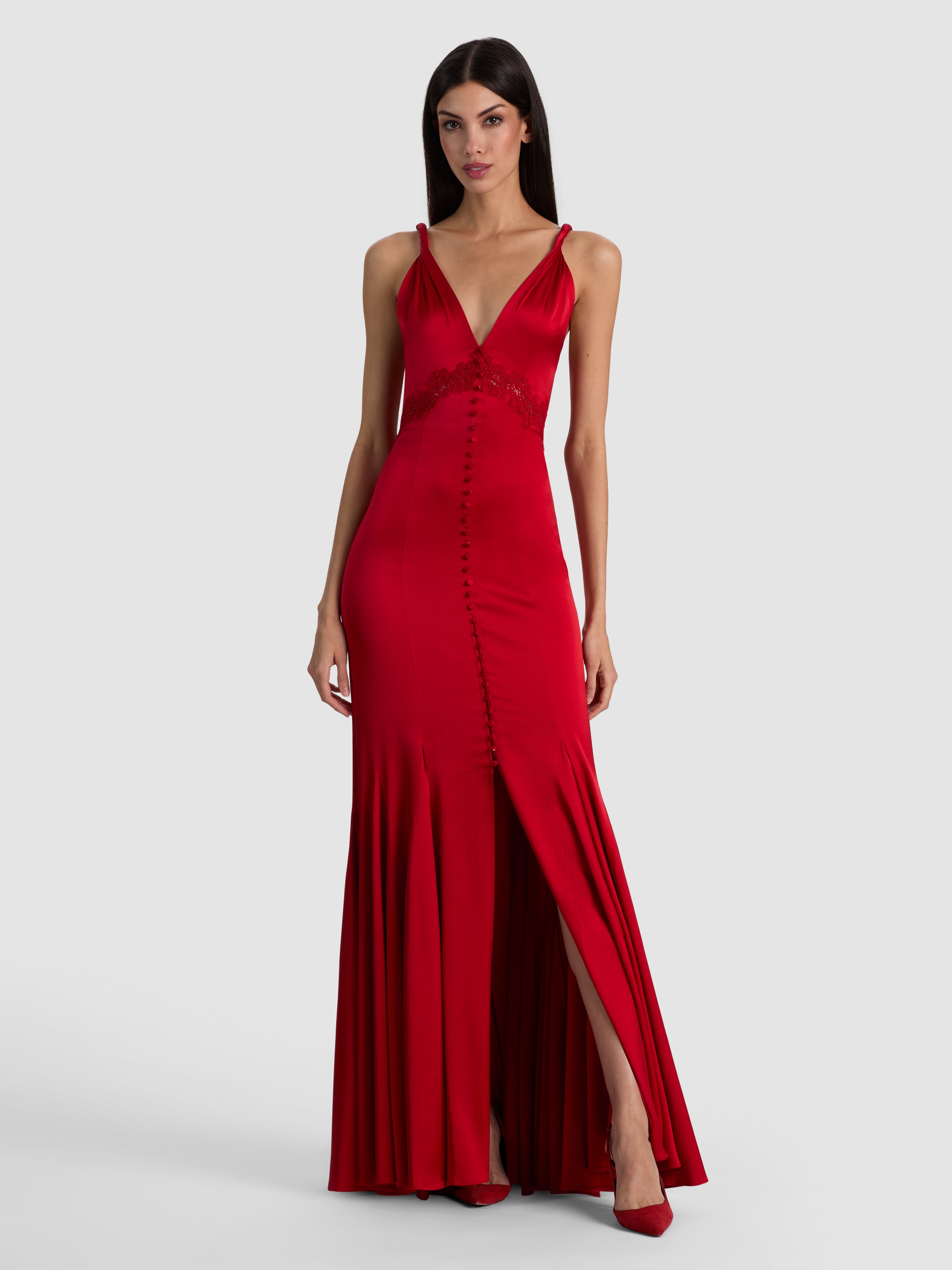 NISA TWIST STRAP MAXI DRESS-HIBISCUS-ALICE + OLIVIA