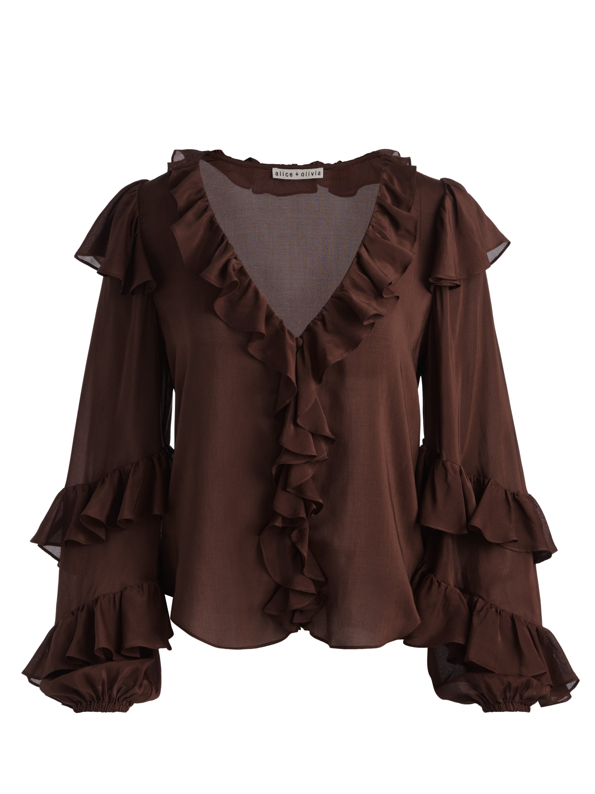 CHEMISIER À VOLANTS RYLEE-ALICE + OLIVIA