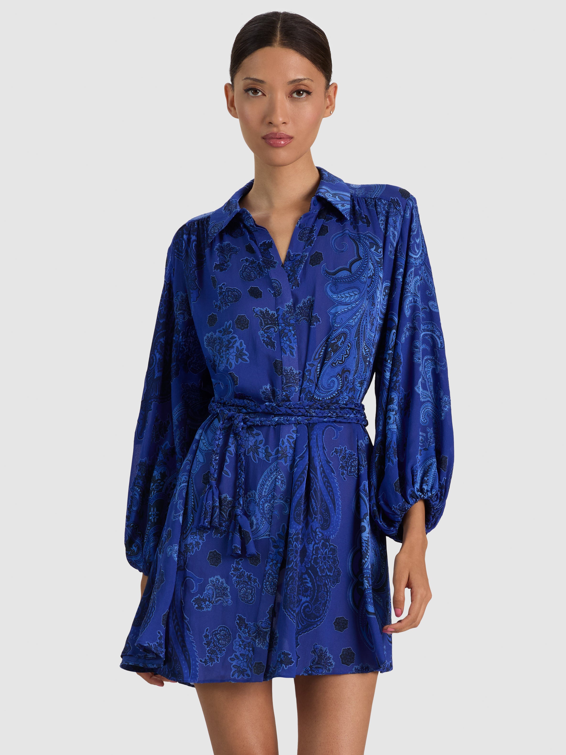 MINI ABITO MARGAUX CON NODO FRONTALE-ALICE + OLIVIA