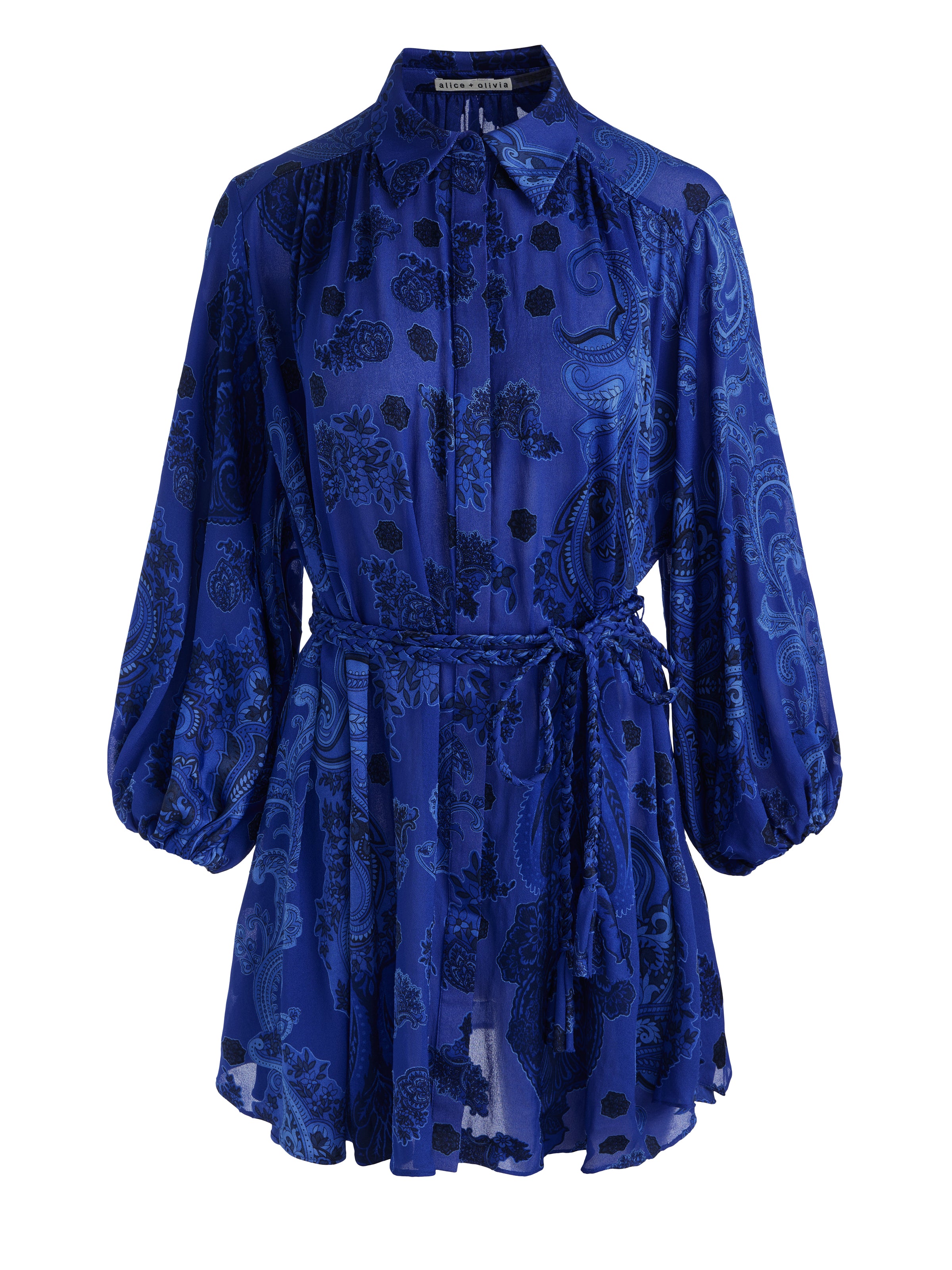 MINI ABITO MARGAUX CON NODO FRONTALE-ALICE + OLIVIA