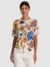 EVAN EMBELLISHED OVERSIZED TEE-ALICE + OLIVIA