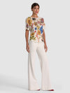 EVAN EMBELLISHED OVERSIZED TEE-ALICE + OLIVIA