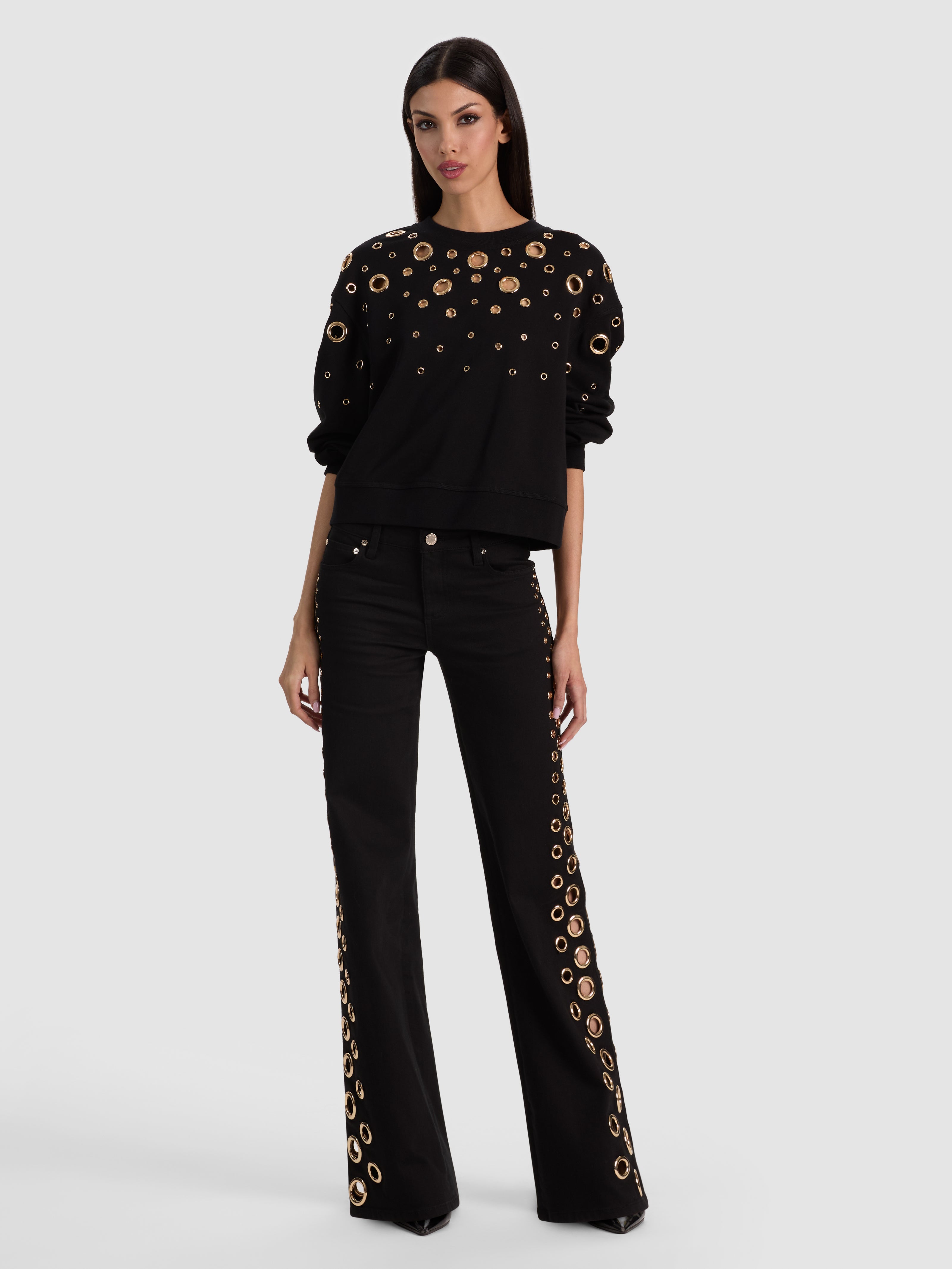 FELPA GIROCOLLO RUSSELL GROMMET-ALICE + OLIVIA
