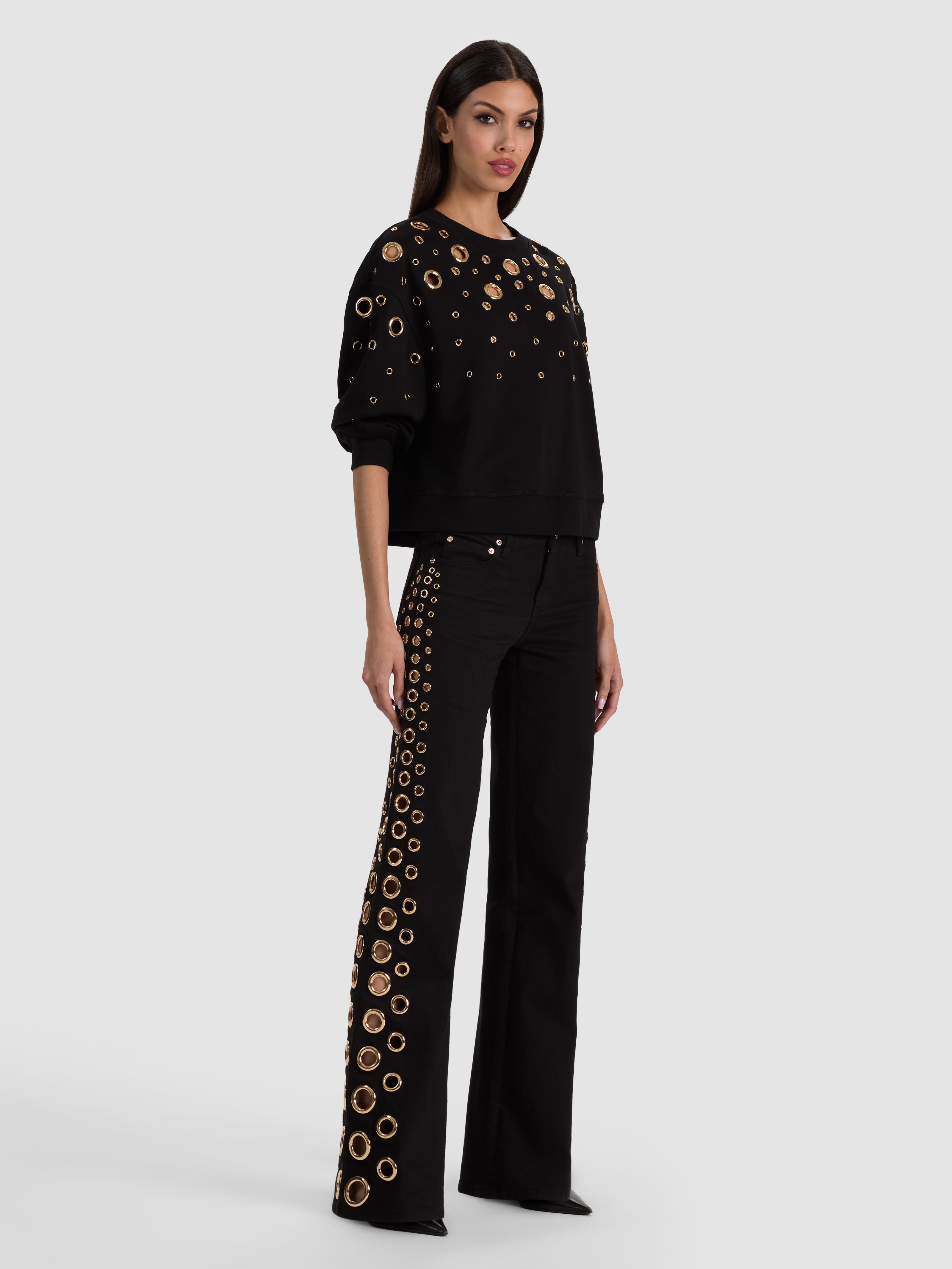FELPA GIROCOLLO RUSSELL GROMMET-ALICE + OLIVIA