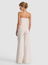 OLIVIA EMBELLISHED WIDE LEG PANT-OFF WHITE/GOLD-ALICE + OLIVIA