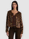 MANTEAU EN FAUSSE FOURRURE ALMA-ALICE + OLIVIA