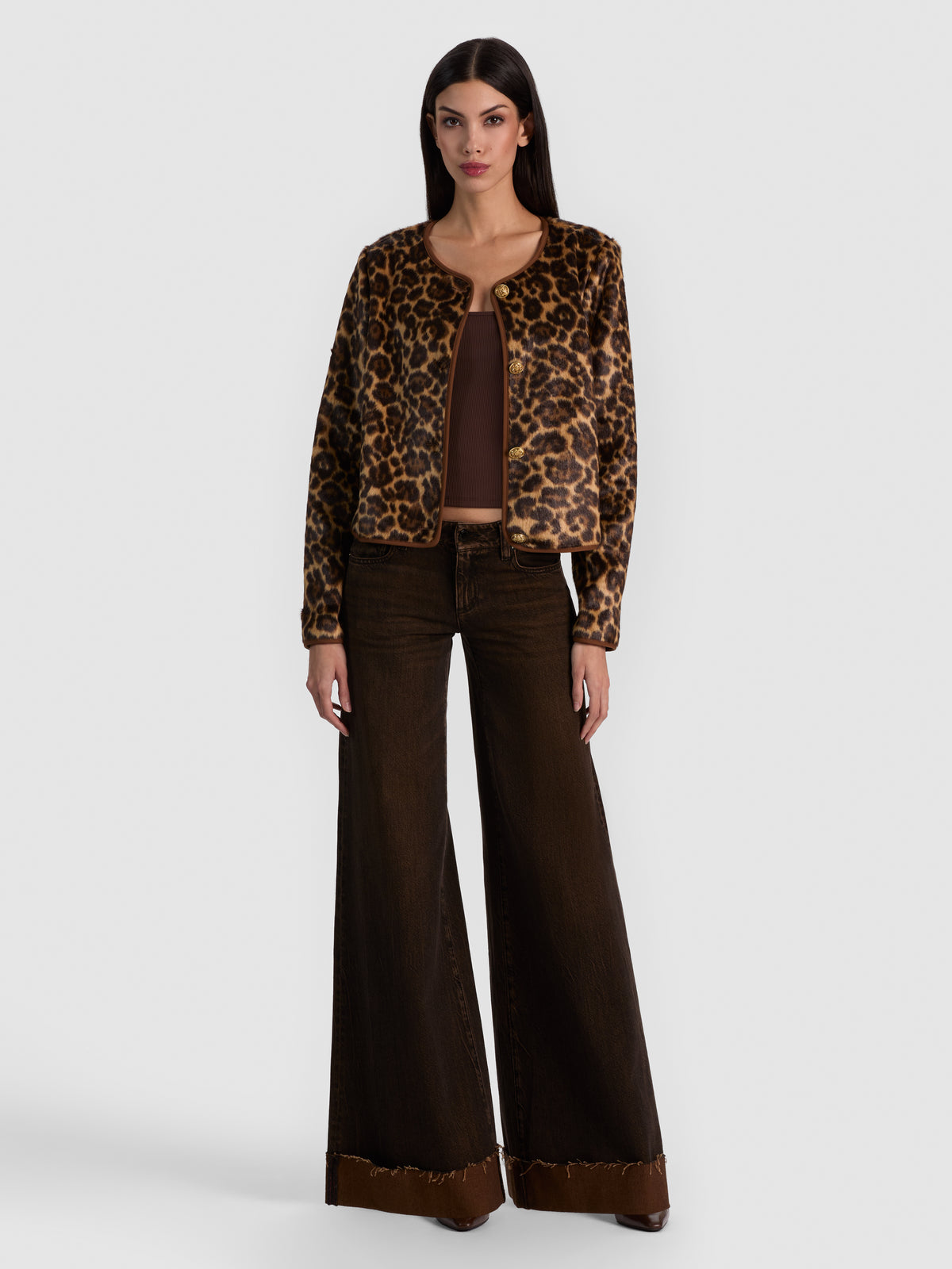 CAPPOTTO ALMA IN ECOPELLICCIA - LEOPARDO MACULATO