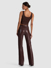 PANTALONI SVASATI RAVYN VEGAN ALLACCIATI-ALICE + OLIVIA