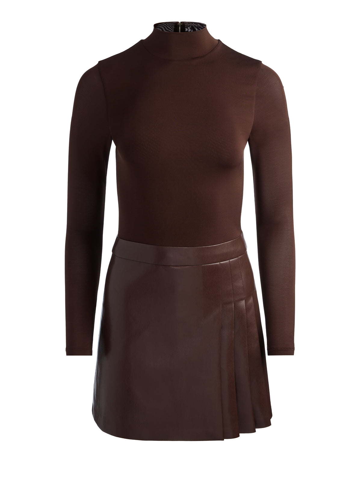 MINI-ROBE VEGAN CHARA - CHOCOLAT FONCÉ