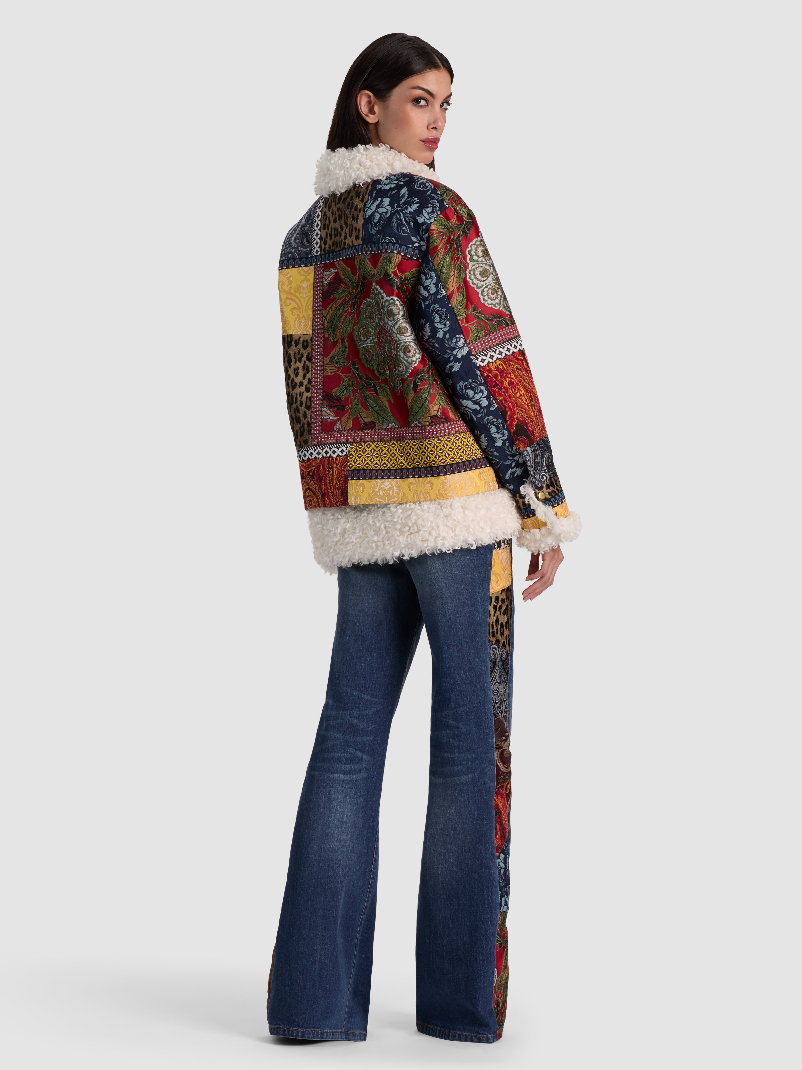 HUDSON SHEARLING AVIATOR COAT-MULTI-ALICE + OLIVIA