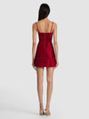 VELIA EMBROIDERED MINI DRESS-HIBISCUS-ALICE + OLIVIA