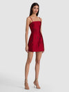 VELIA EMBROIDERED MINI DRESS-HIBISCUS-ALICE + OLIVIA