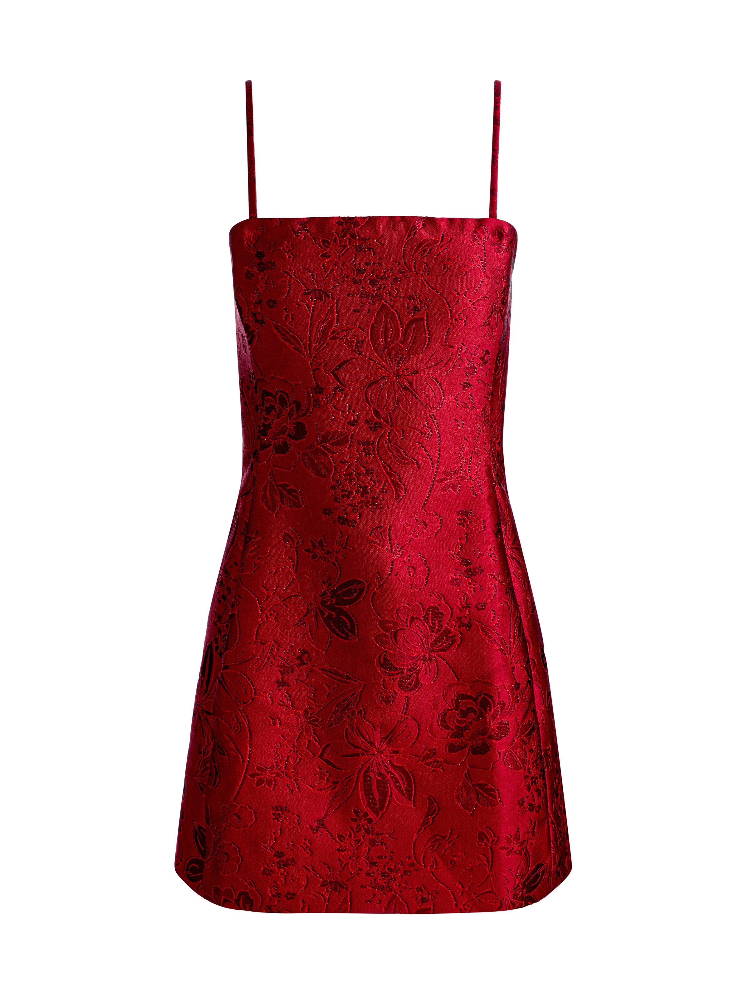 VELIA EMBROIDERED MINI DRESS-HIBISCUS-ALICE + OLIVIA