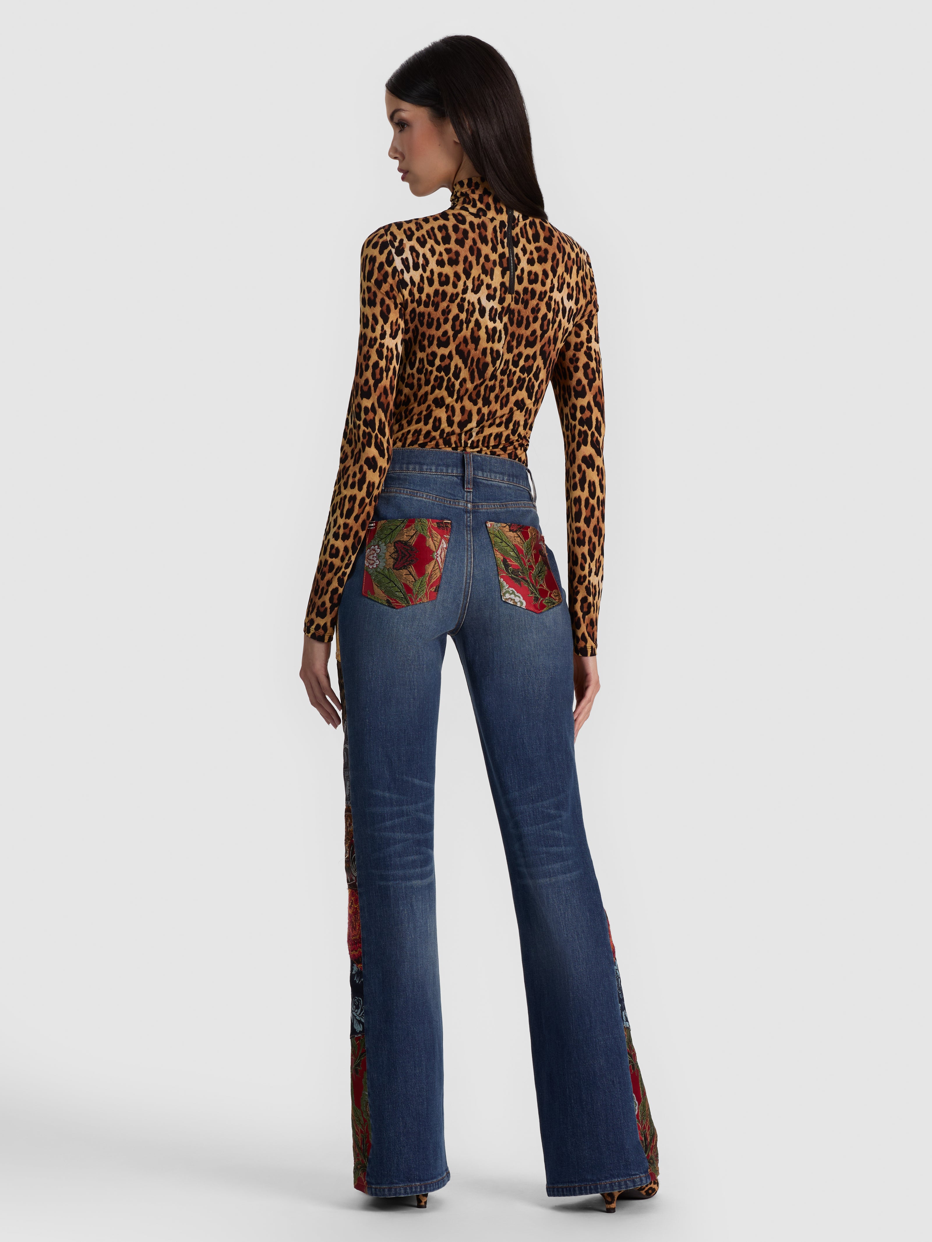 DELAINA TURTLENECK TOP-SPOTTED LEOPARD-ALICE + OLIVIA
