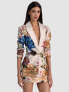 BLAZER DENNY COL RAS DU COU COUPE BOYFRIEND-ALICE + OLIVIA