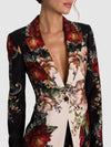 BREANN FITTED BLAZER-FLORAL RADIANCE-ALICE + OLIVIA