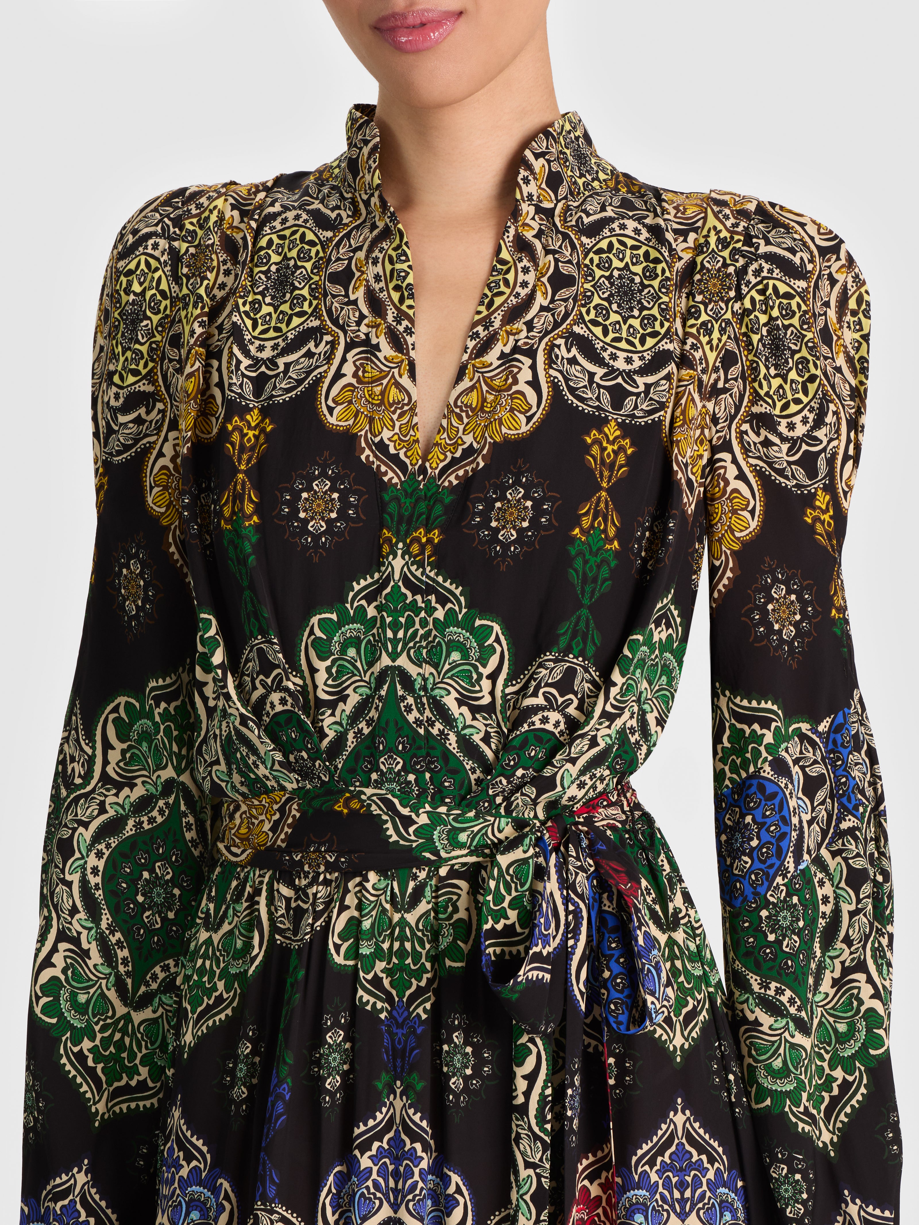 VALENCIA MAXI SHIRT DRESS-ROAD TO LOVE LG-ALICE + OLIVIA
