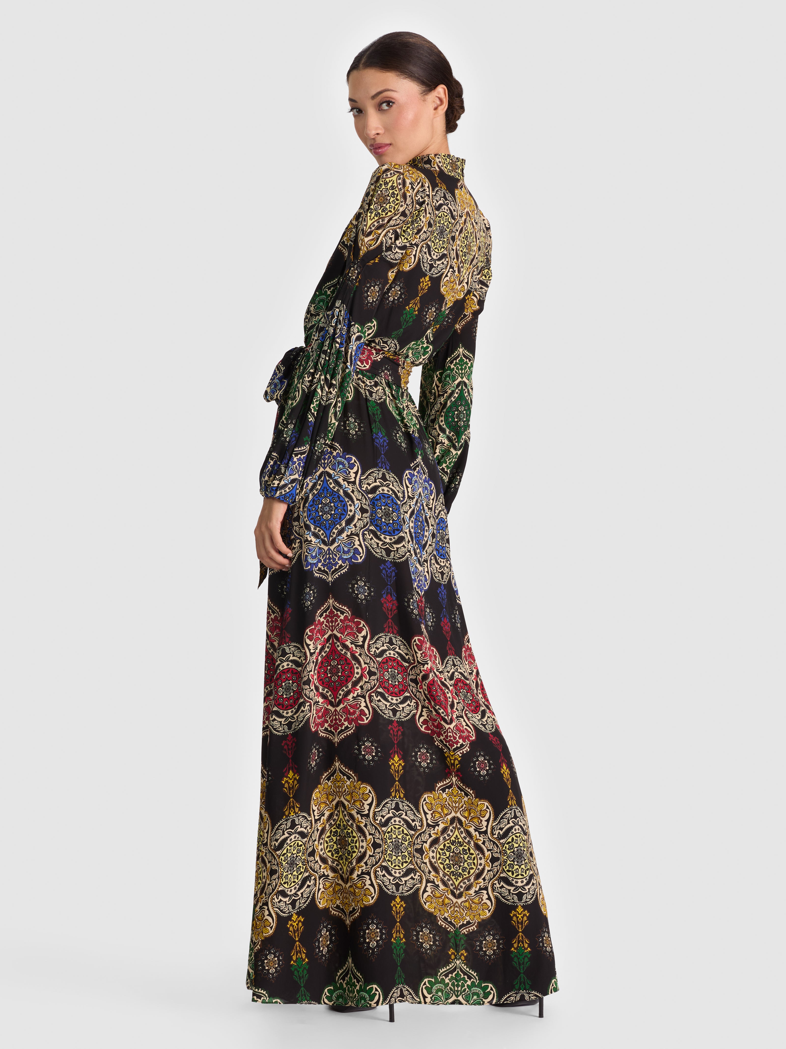 VALENCIA MAXI SHIRT DRESS-ROAD TO LOVE LG-ALICE + OLIVIA