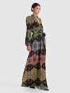 ROBE LONGUE BLSN MANCHES PROFOND COL V VALENCIA-ALICE + OLIVIA