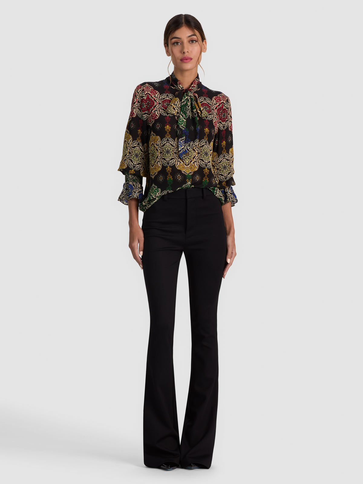 LLOYD WRAP NECK TIE SLEEVE TOP - ROAD TO LOVE
