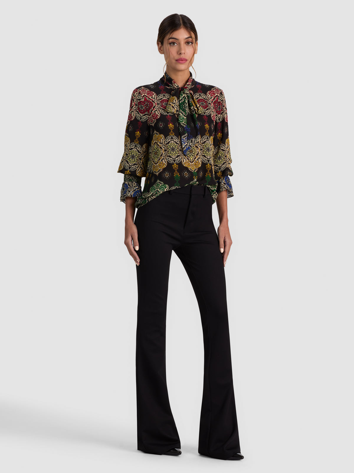 LLOYD WRAP NECK TIE SLEEVE TOP - ROAD TO LOVE