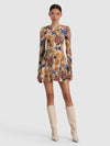 DELORA MINI DRESS-FALLEN PETALS SM-ALICE + OLIVIA