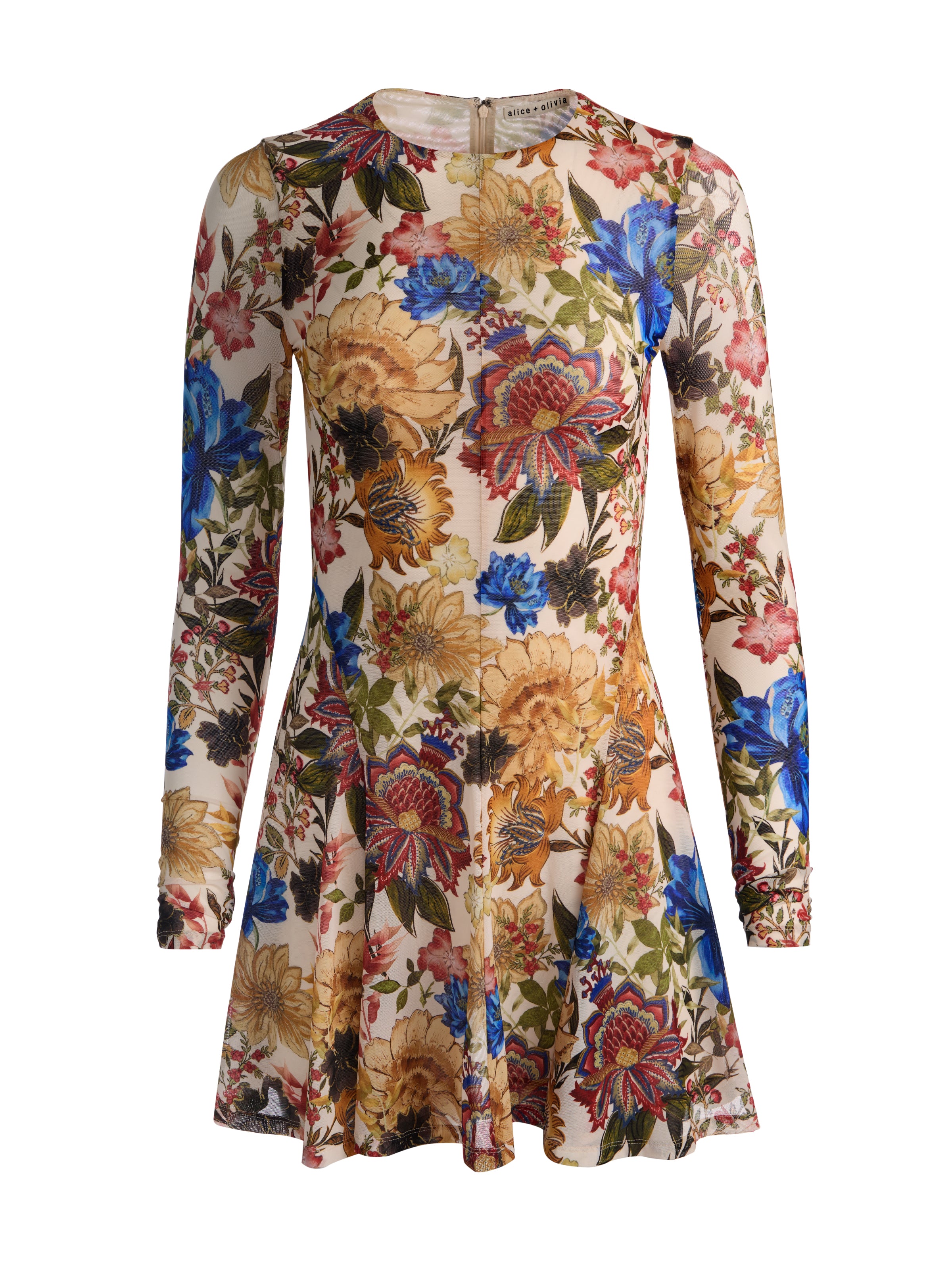 DELORA MINI DRESS-FALLEN PETALS SM-ALICE + OLIVIA