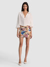 Mini-jupe RUBI – Motifs pétales SMO-ALICE + OLIVIA