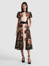 ROBE MIDI CEINTURÉE HENRIETTA-ALICE + OLIVIA