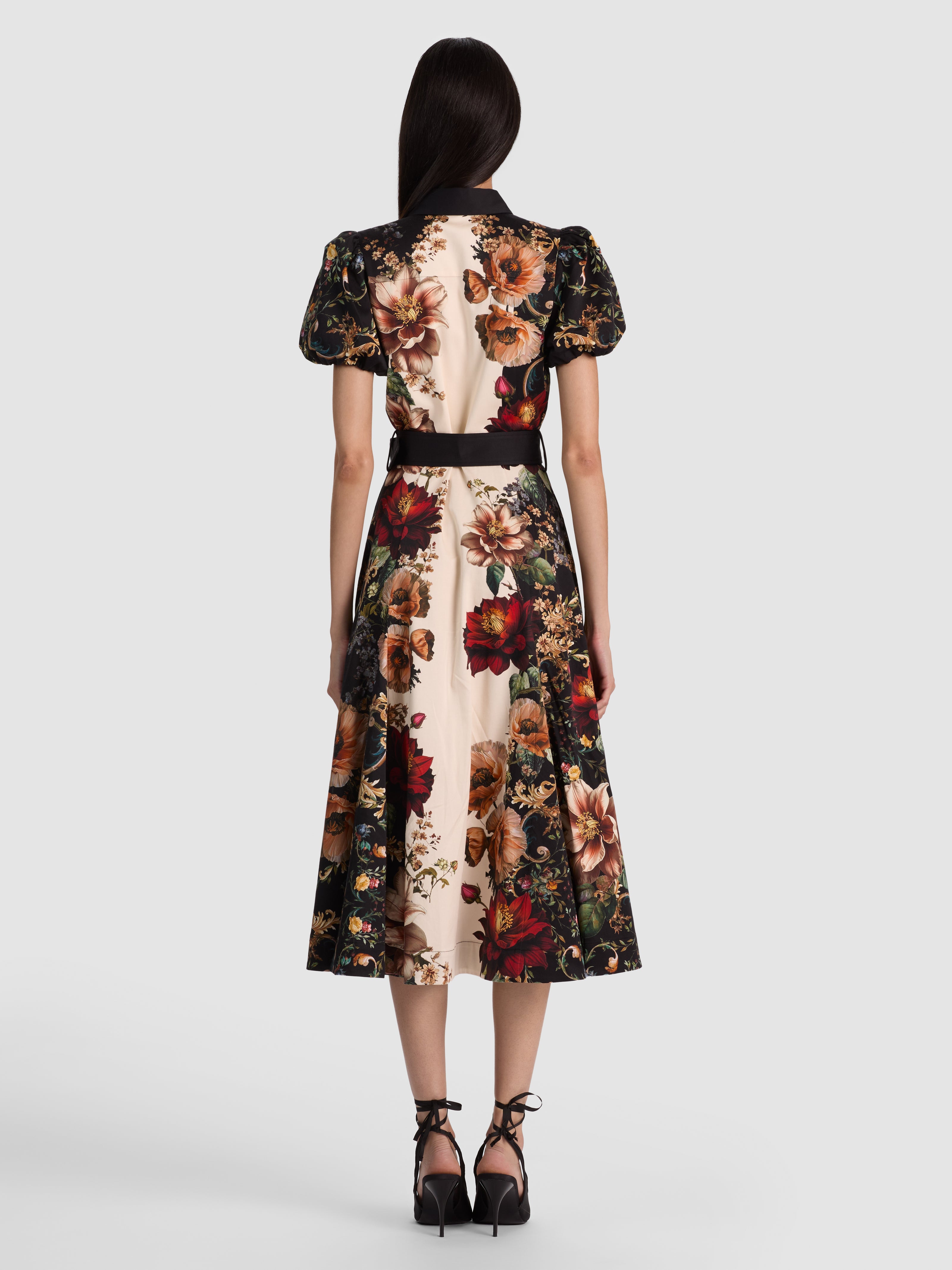 ROBE MIDI CEINTURÉE HENRIETTA-ALICE + OLIVIA