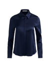 BRADY SILK BLOUSE-MIDNIGHT BLUE-ALICE + OLIVIA