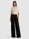 ELOISE WIDE LEG PANT-Black-ALICE + OLIVIA