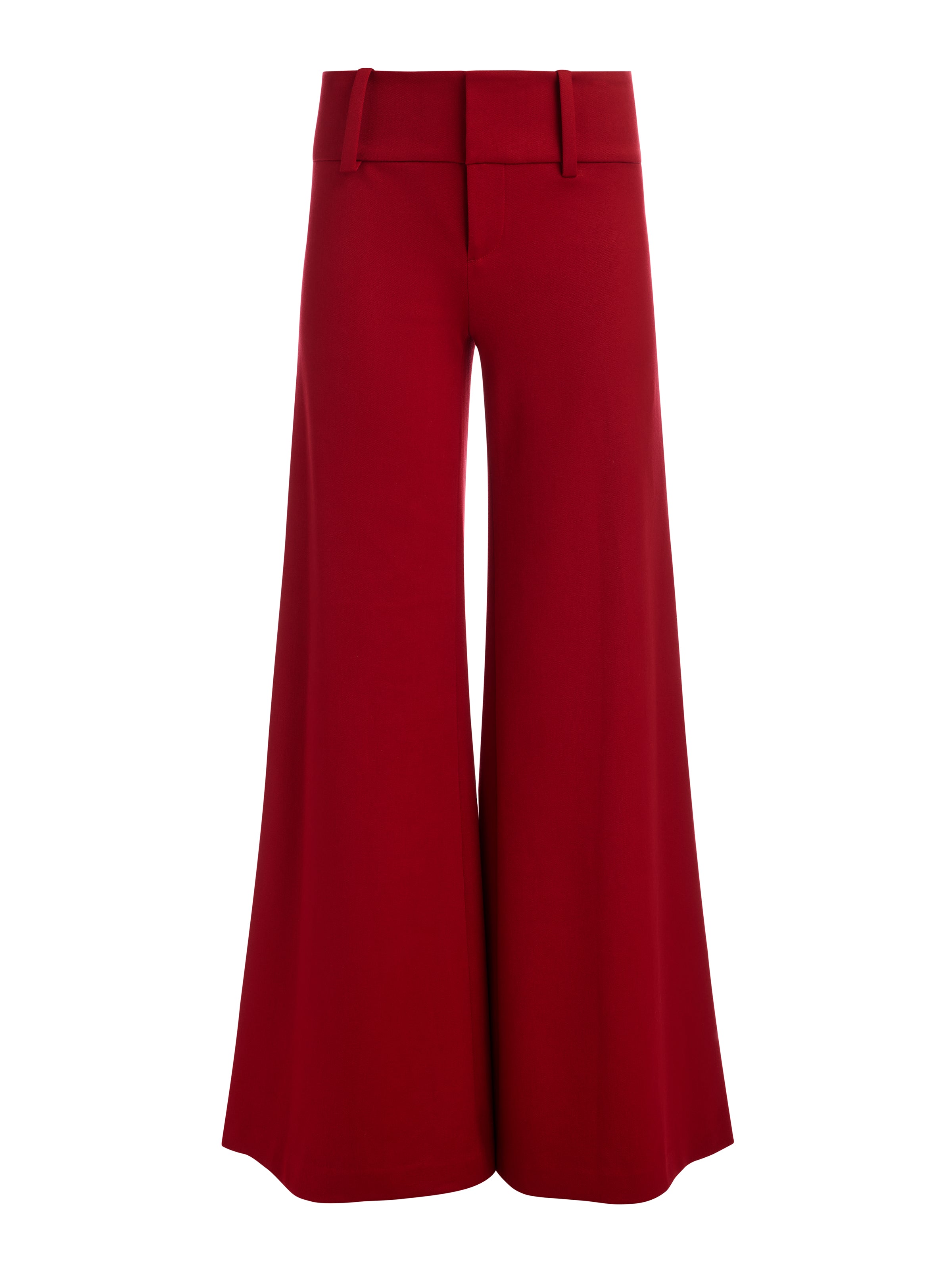 OLIVIA WIDE LEG PANT-GARNET-ALICE + OLIVIA