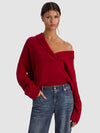 BRENDA CASHMERE TUNIC-GARNET-ALICE + OLIVIA